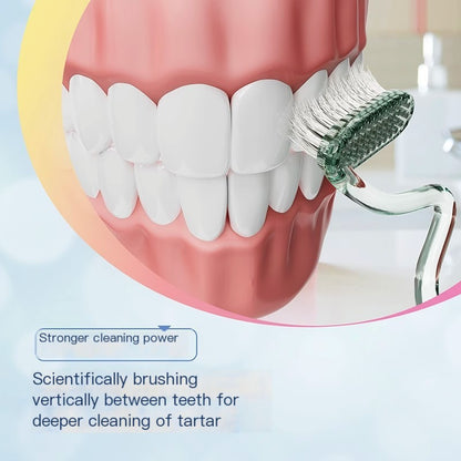 MLK S-Shaped Gentle Bristle Toothbrush