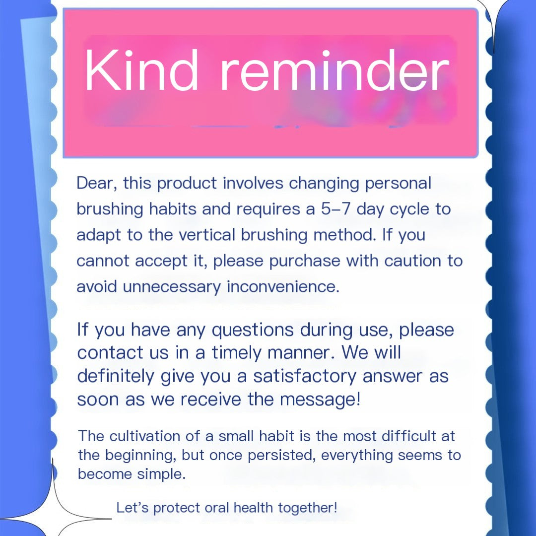MLK S-Shaped Gentle Bristle Toothbrush