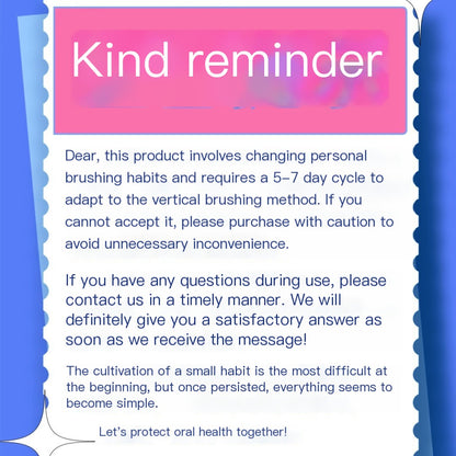 MLK S-Shaped Gentle Bristle Toothbrush